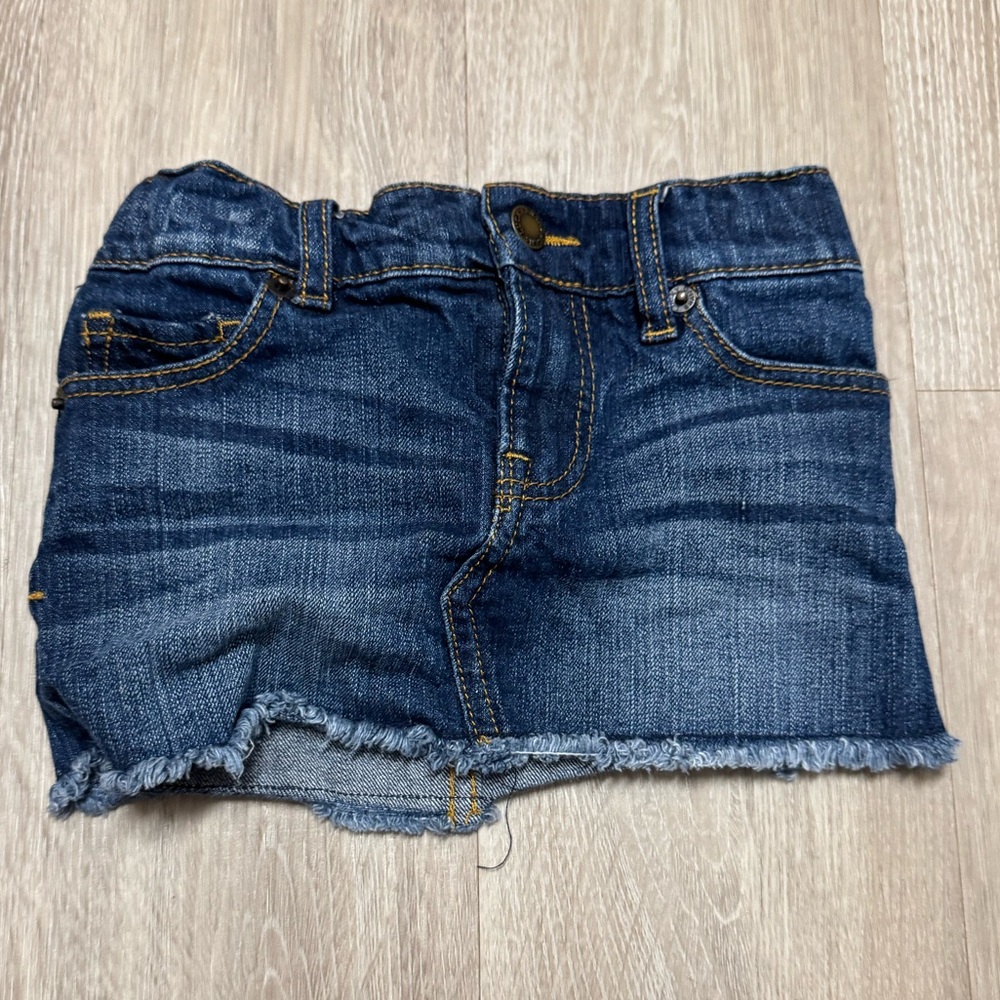 Lucky Brand Dark Wash Denim Skirt
